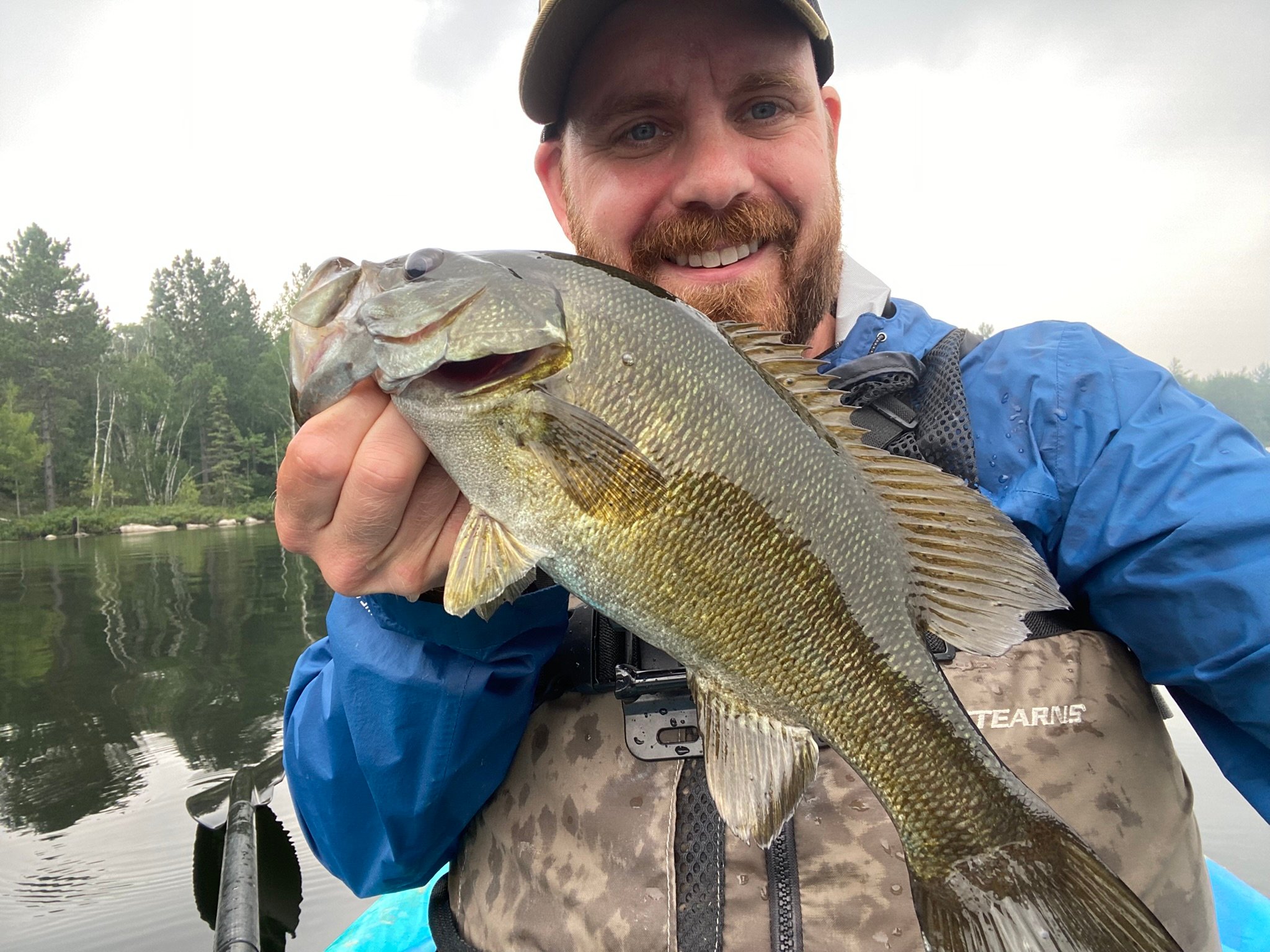 Beautiful Smallmouth Bass outside of the Boundary Waters.