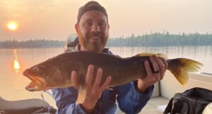 Walleye caught on Cedar Lake, Ely MN